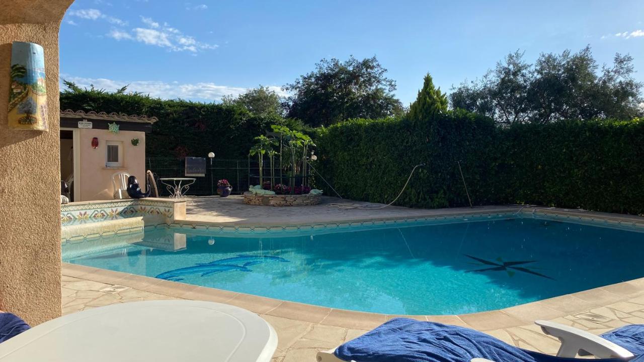 2 Pieces Rdc Villa Piscine La Roquette-sur-Siagne Exteriör bild
