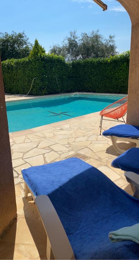 2 Pieces Rdc Villa Piscine La Roquette-sur-Siagne Exteriör bild